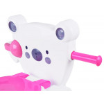 Interaktívny nočník v tvare záchodíka ružovo-biely